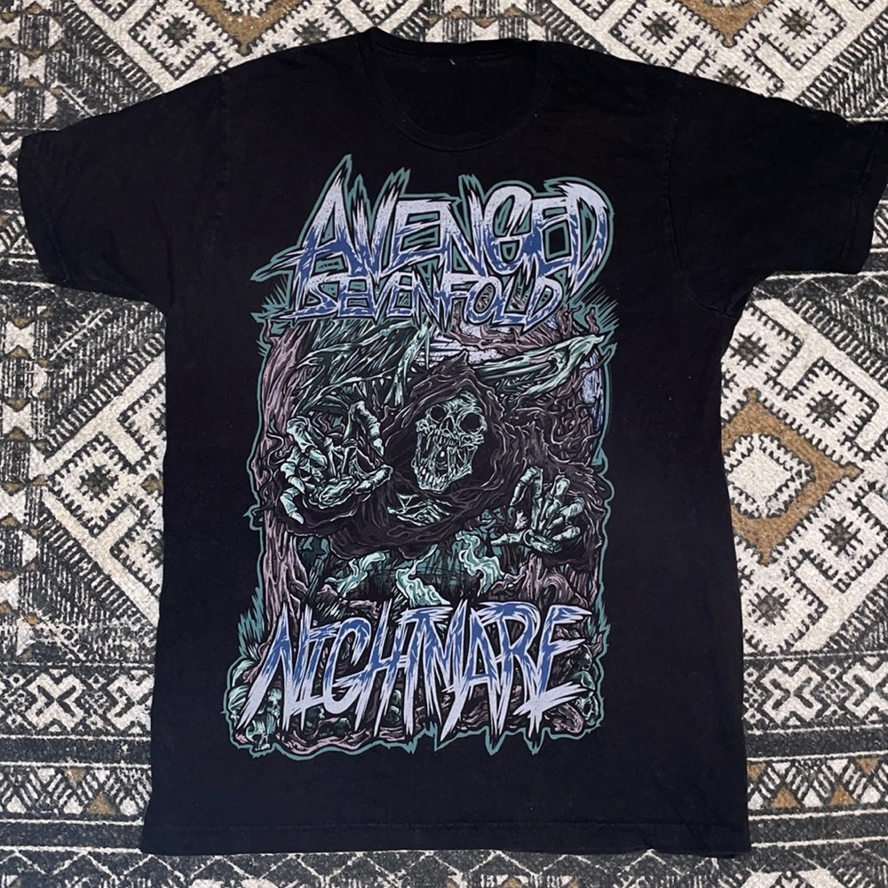 Avenged sevenfold nightmare band tee heavy metal